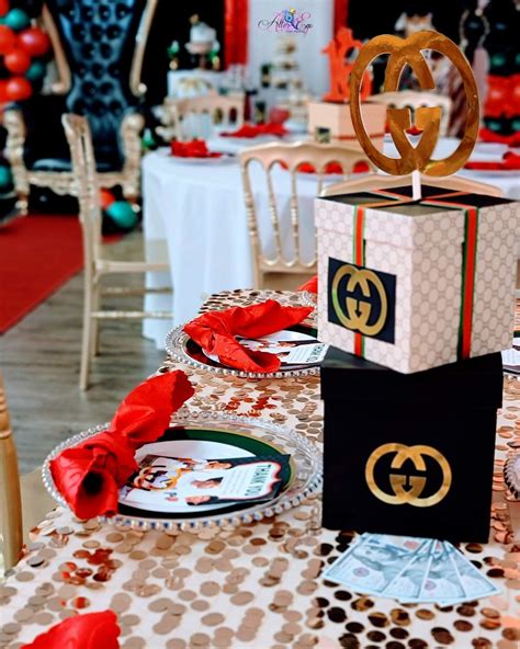 gucci party ideas.